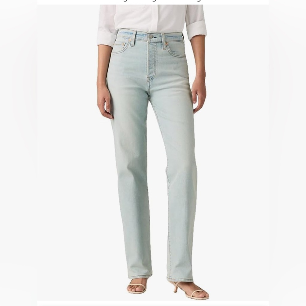 Levi's Womens Ribcage Straight Full Length Jeans